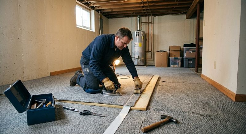 Basement Carpet Repair in Littleton, CO
