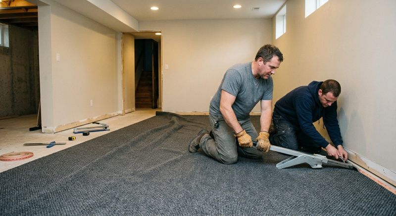 Basement Carpet Stretching in Somerset County, NJ