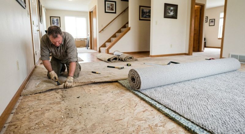 Bedroom Carpet Replacement in Old Bridge, NJ