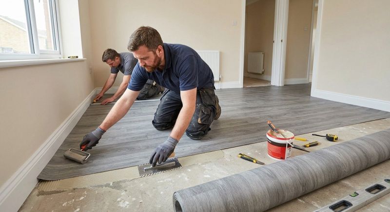 Sheet Linoleum Installation in Scottsdale, AZ