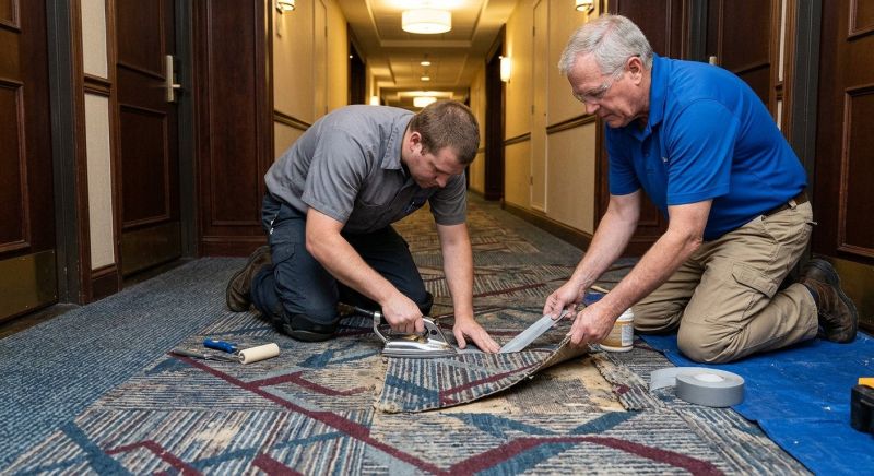 Stair Runner Repair in Overland Park, KS