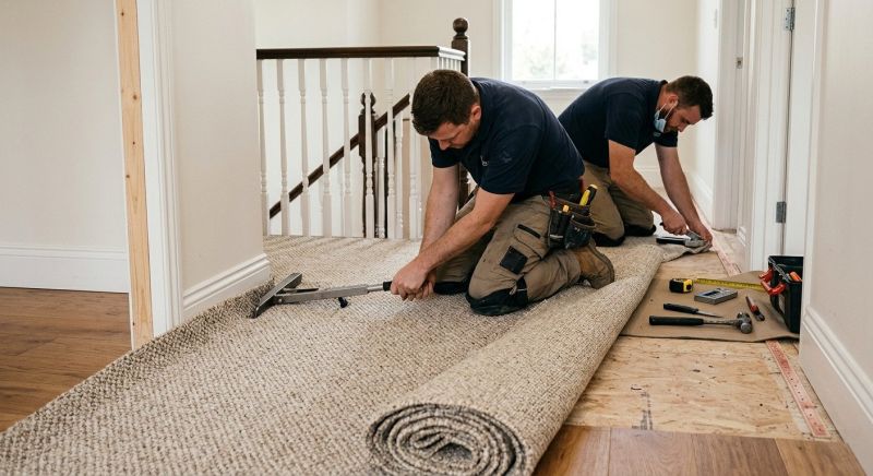 Textured Carpet Installation in Old Bridge, NJ