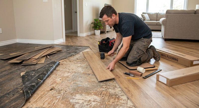Vinyl Plank Floor Installation in Fort Worth, TX