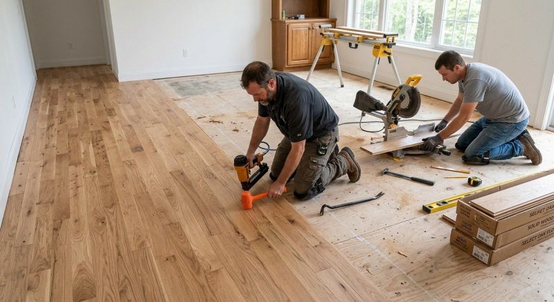 Wood Floor Replacement in Manassas, VA